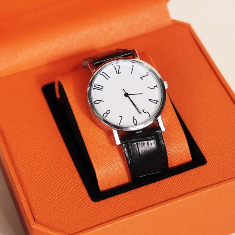 Vintage Watch Case PU Leather Watch Storage Box Stylish Watch Container Jewelry Collection Display Box Outdoor Travel 2024 image 3