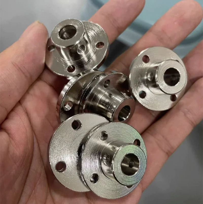2/3/4/5/6/7/8/10/11/12/14mm Rigid Flange Shaft Coupling High Precision Anti-Loose Locking Motor Guide Shaft Coupler Connector