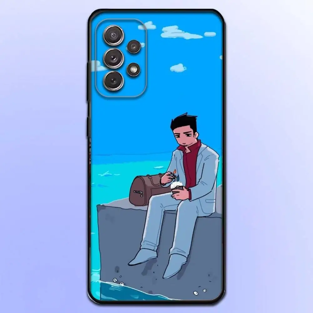 Japanse Game Yakuza Kiryu Dragon Telefoon Case Voor Samsung S 25,24,23,22,30,21,10,9,Ultra,Plus,Lite,FE,4,5G Zachte Zwarte Case