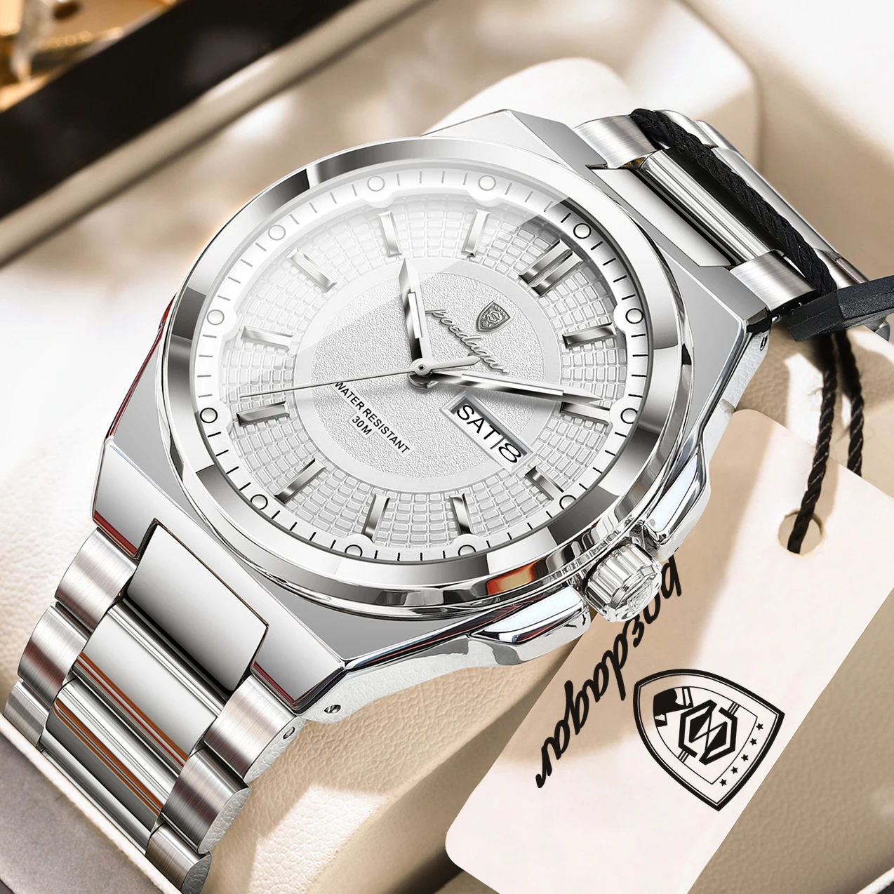 Men's Stylish Waterproof Luminous Casual Watch