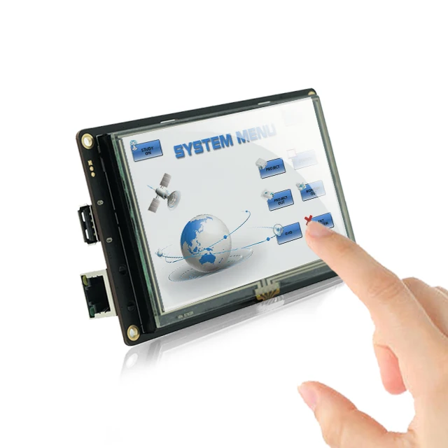 

3.5-10.4 Inch Intelligent HMI Serial TFT LCD Module with GUI Design Software + 256M Flash Memory + Touchscreen for Embedded