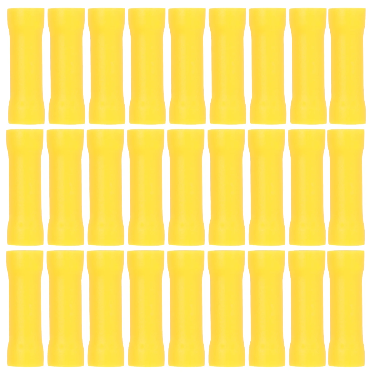 100pcs Crimp Connectors Insulated Butt Terminals Wire Tips Connection Terminal Automotive Wires Copper Conductors PVC