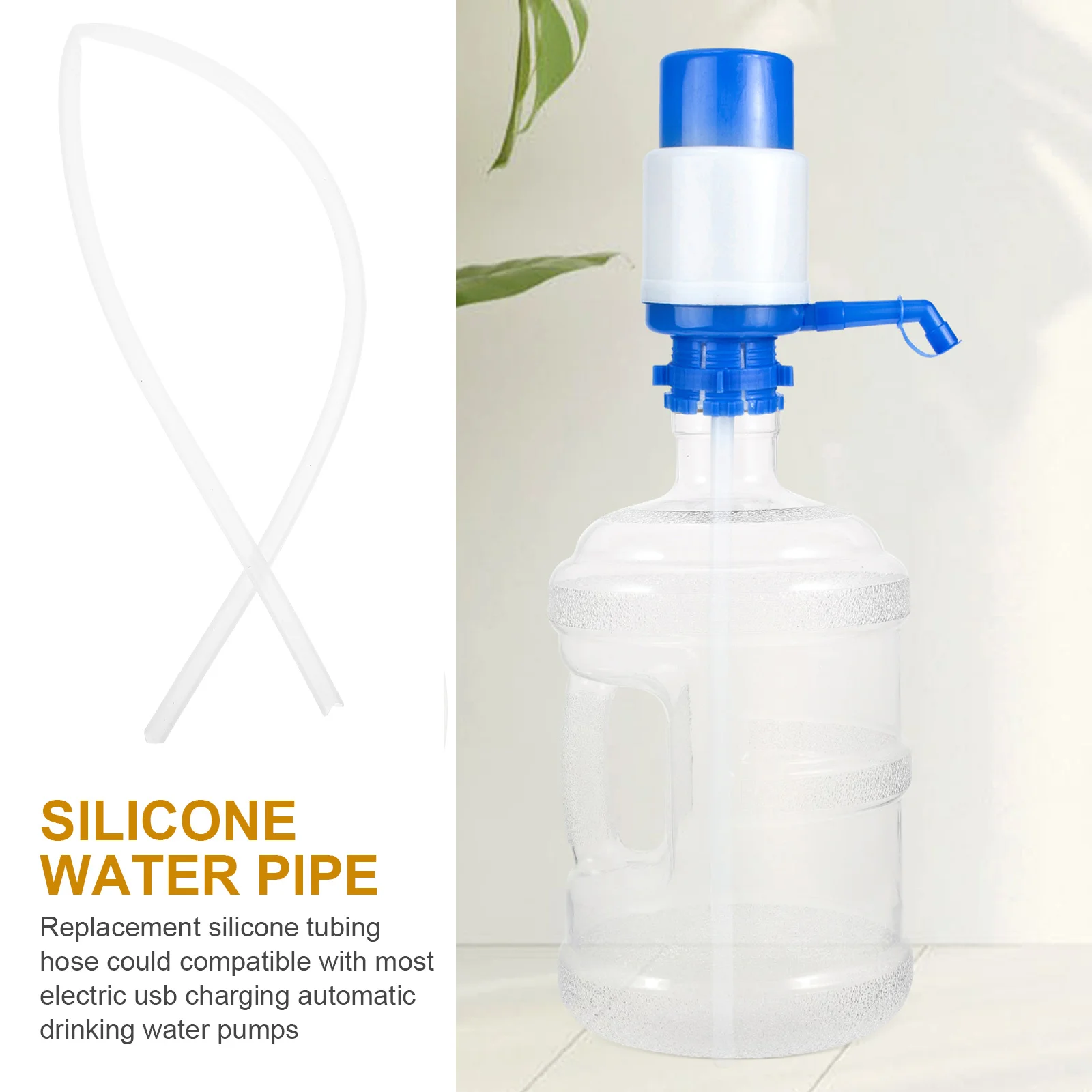 

4pcs Tubing Hose for Water Electric USB Charging Bottle Pump Replacement Parts Soft Hose For Water Pump Flexible