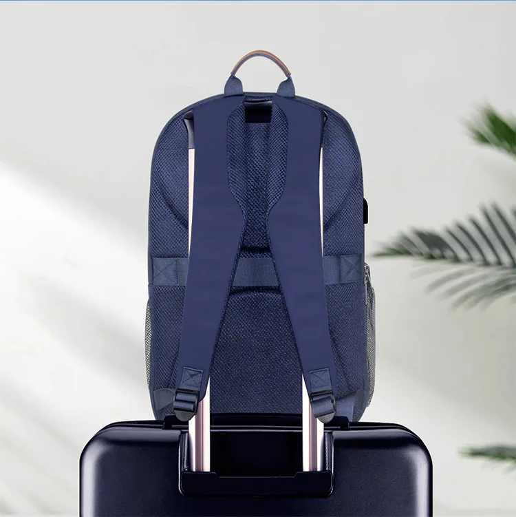 Grande capacidade de viagem computador saco, separado sapato camada mochila, novo