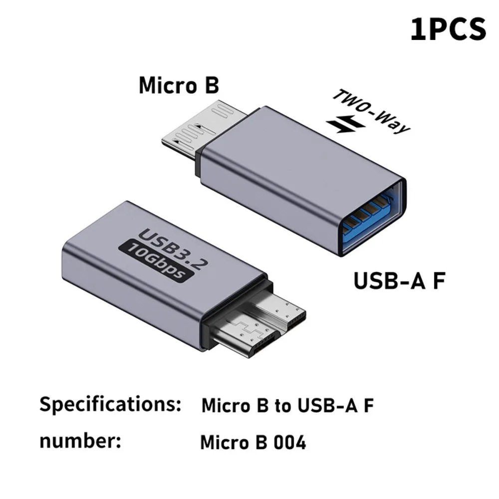 

USB3.0 Micro B Adapter Male To Type C High Speed Type C Female Adapter Compact Data Transfer Type-C USB3.0 Micro B Connector