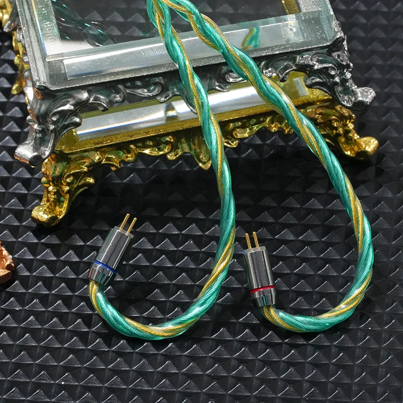 XINHS HIFI 8-Core  Earphone IEM Upgrade Cable with 4.4mm, 3.5mm, 0.78mm, and 2-Pin MMCX Connectors, For NX8 Himalaya Cantor