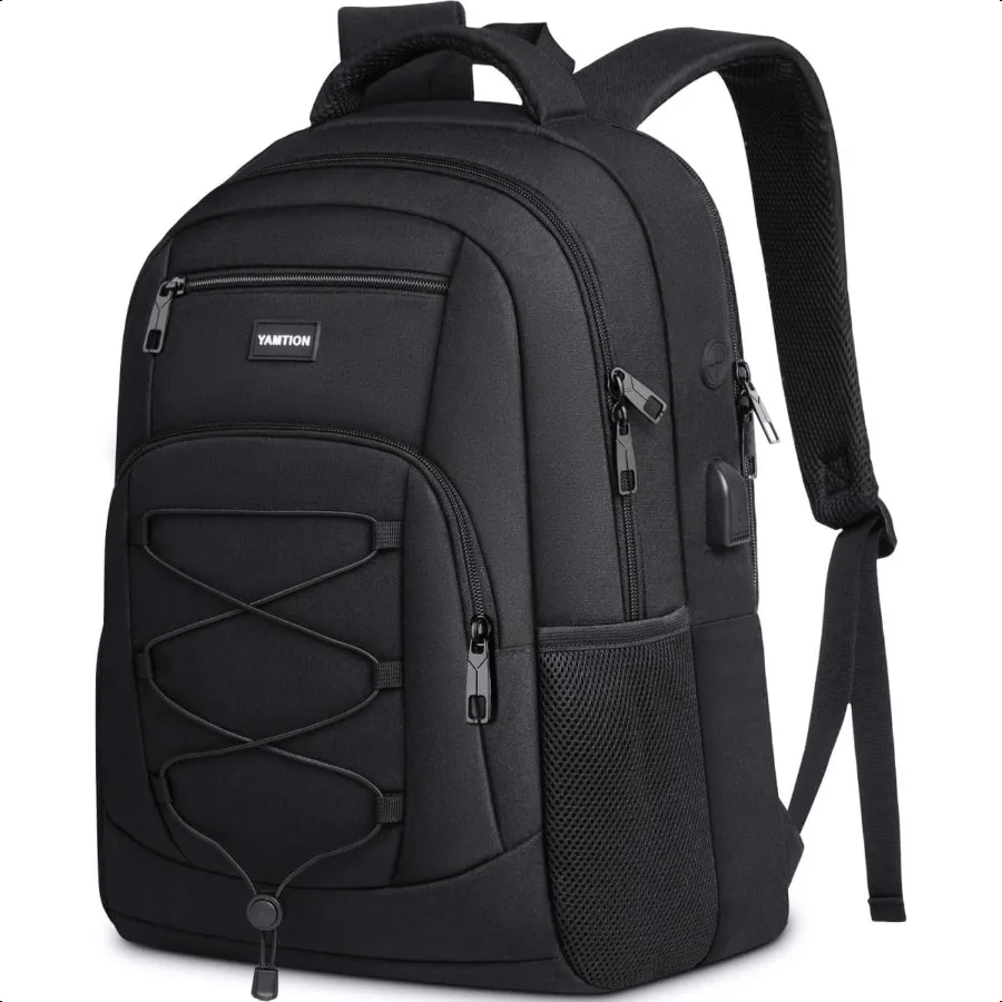 

School Backpack for Men and WomenCollege Bookbag Teens Laptop Backpack Schoolbag with USB Port for Students Work Busin Office