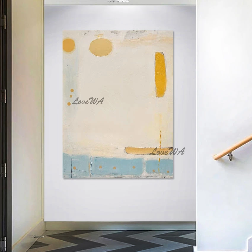 

Hand Painted Canvas Art Simple Abstract Acrylic Painting Living Room Pictures For Walls Modern Artwork Home Decor Wholesale