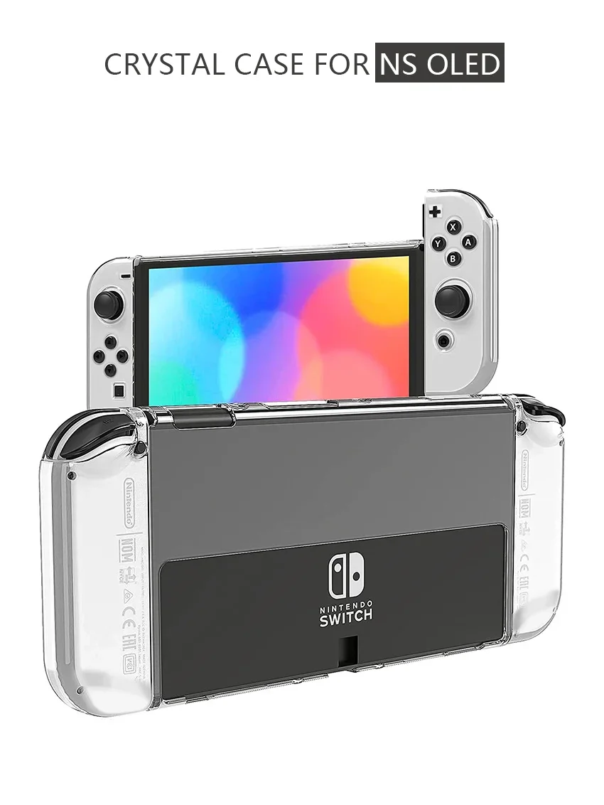 Crystal Shell for Nintendo Switch OLED Console - Superior Protection and Stylish Design image 5