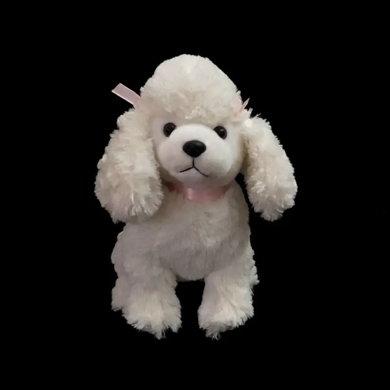 

Simulated Teddy Dog Figurine Poodle, Puppy Plush Toy Cute Poodle Doll Lifelike Animals Simulation Stuffed Doll Kawaii Toy Gifts