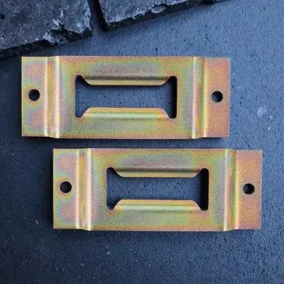 

2Pcs E-Track Cargo Anchors Heavy Duty Galvanized Steel Rails for Fastening in Trucks Trailers Boats Secure Mounting