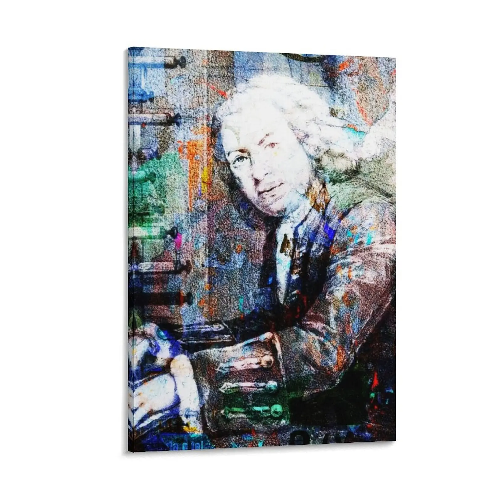 

Bach Composer Musician Collage Portrait Canvas Painting room decorations aesthetic home decoration accessories