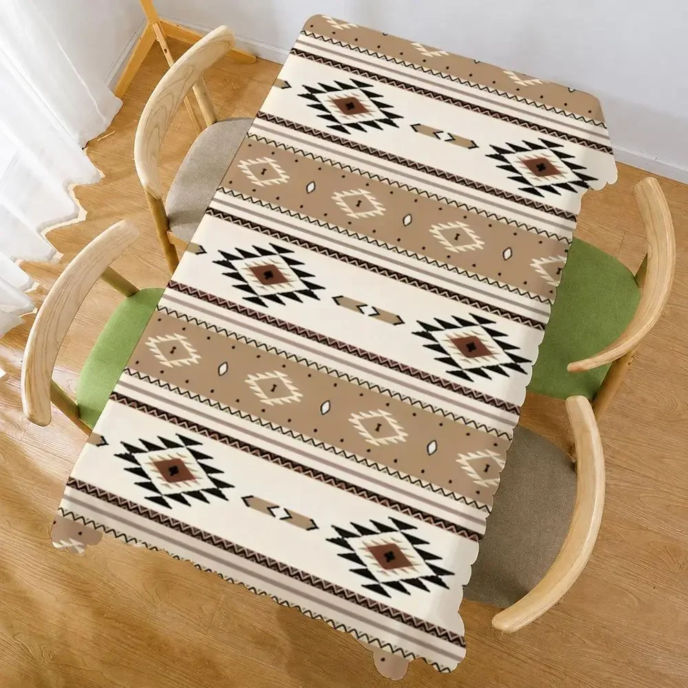 Collection Of Artistic Style Patterns Table Cloth Home Party Picnic Dining Room Kitchen Desktop Dust-proof Decorative Table