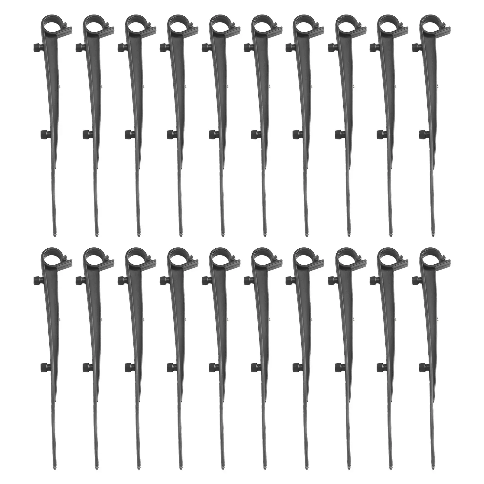 20pcs Gutter Clips Length 150 Mm Plastic Products Gutter Guard Mesh Ground Nails Leaf Guard Clip Garden Tool Part