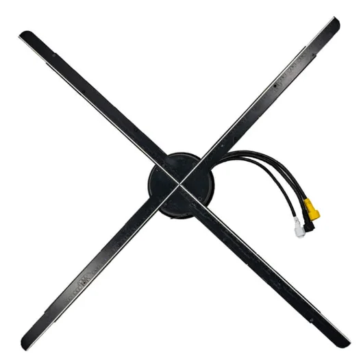 World Newest 80cm Waterproof 3d Hologram Fan Durable High Resolution High Brightness Holo Fan For Outdoor Advertising