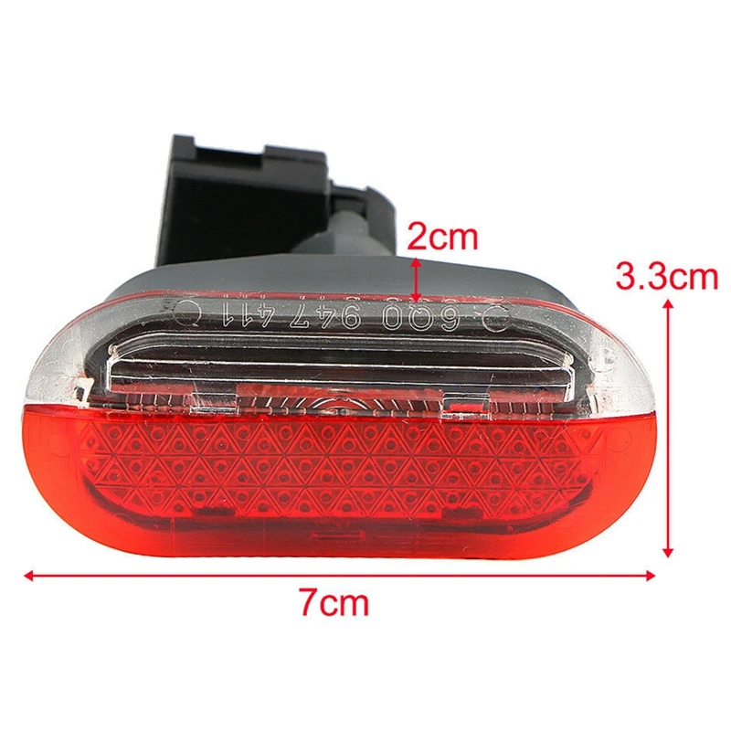 NEW-LED Car Interior Door Courtesy Warning Lamp Light Quality for Beetle Golf Jetta MK4 1999-2004 1J0947411B 1J0 947 411 B