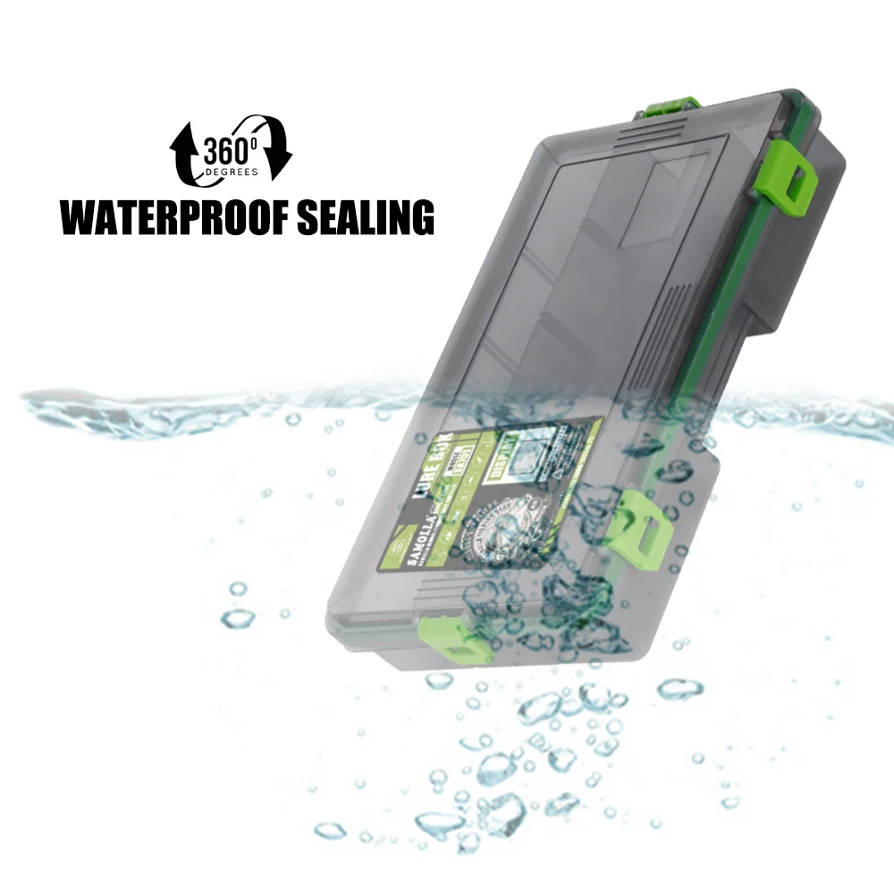 Caja estanca SAMOLLA para señuelos – Almacenaje impermeable pesca - imagen 2