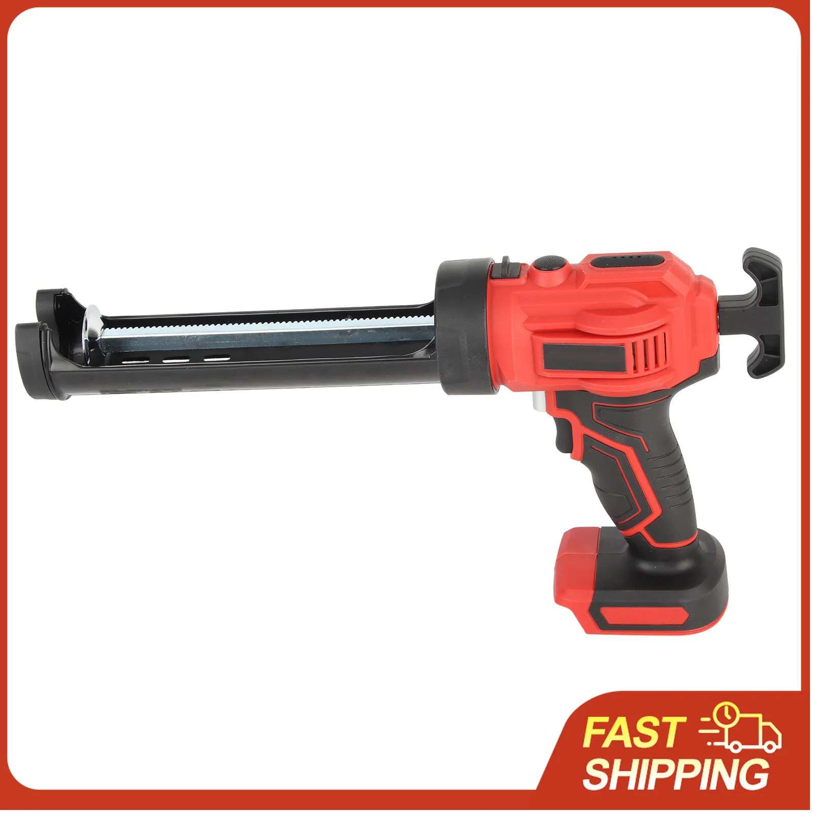 

Аккумуляторный беспроводной пистолет для герметика с 4 скоростями, регулируемый, с LED-подсветкой для домашнего ремонта, установки столешниц и душевых кабин