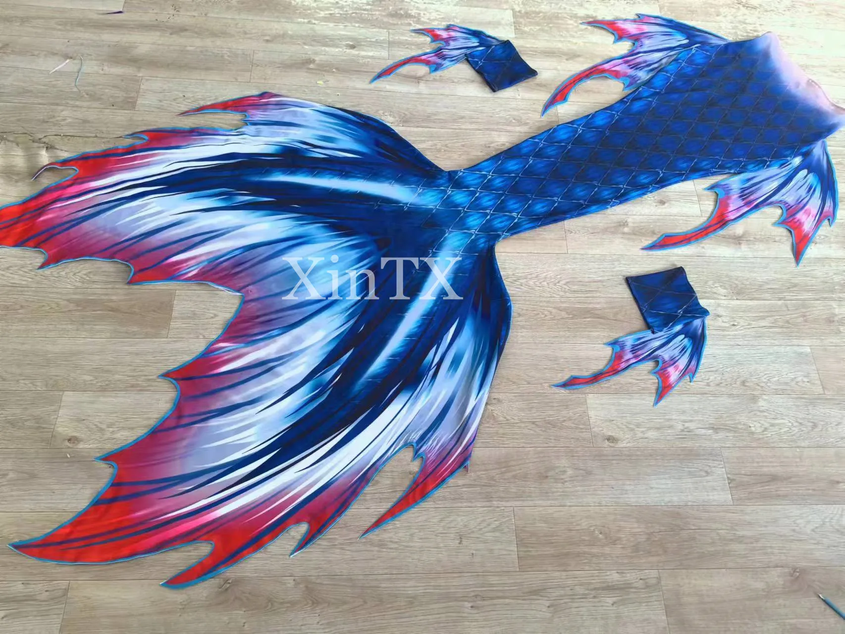 NEW!Mermaid Tail Adult Swimwear Original Design Big Fish Tail for Men Women Swimming Underwater Photography HD Print Tail Skins