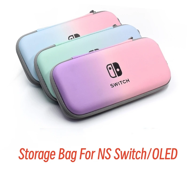 Gradient Color Protective Carrying Case For NS Switch For Switch oled Storage Bag Portable Travel Handbag Accessories