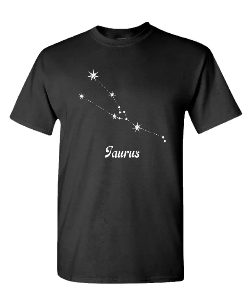 TAURUS - constellation horoscope stars - Mens Cotton T-Shirt