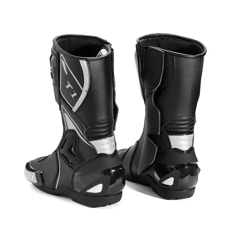 

Winter motorcycle riding shoes racing four seasons rally boots long men's anti-drop