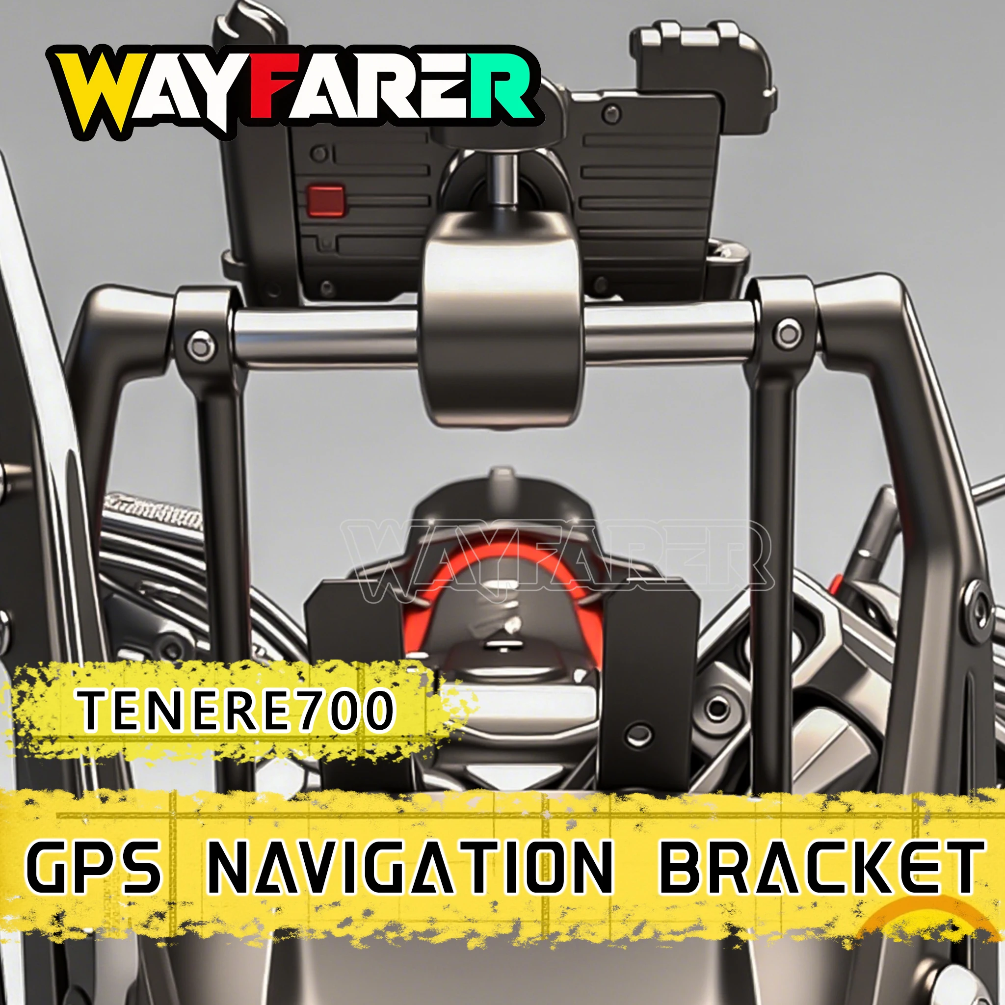 Motorcycle For Tenere700 XTZ Tenere 700 T7 XT700Z XTZ700 Navigation Anti Vibration Bracket Anti Shake Support Accessories