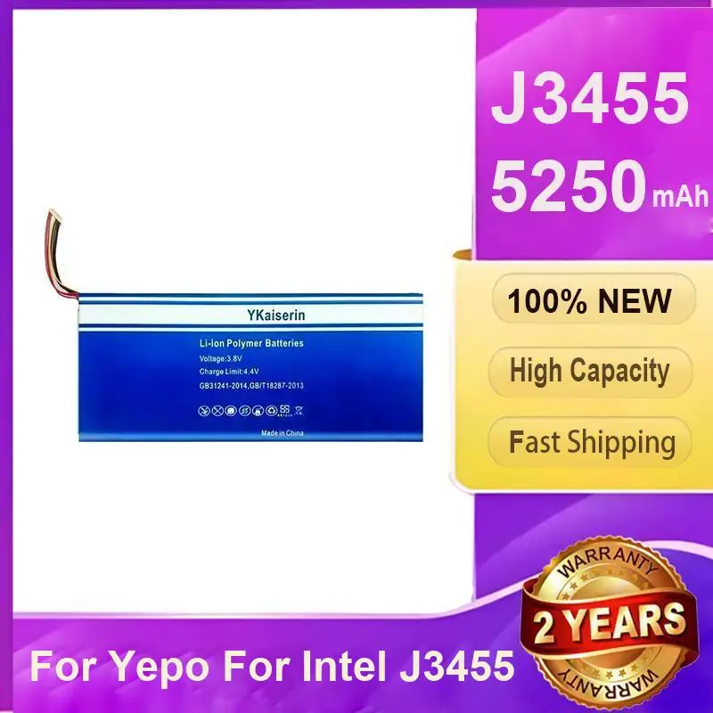 5250mAh For Yepo For Intel J3455 Long Lasting Safe And Reliable Laptop Battery