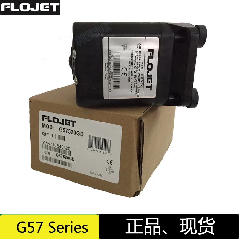 

FLOJET Pneumatic Diaphragm Pump g 57520 GD (P56 SANTO)