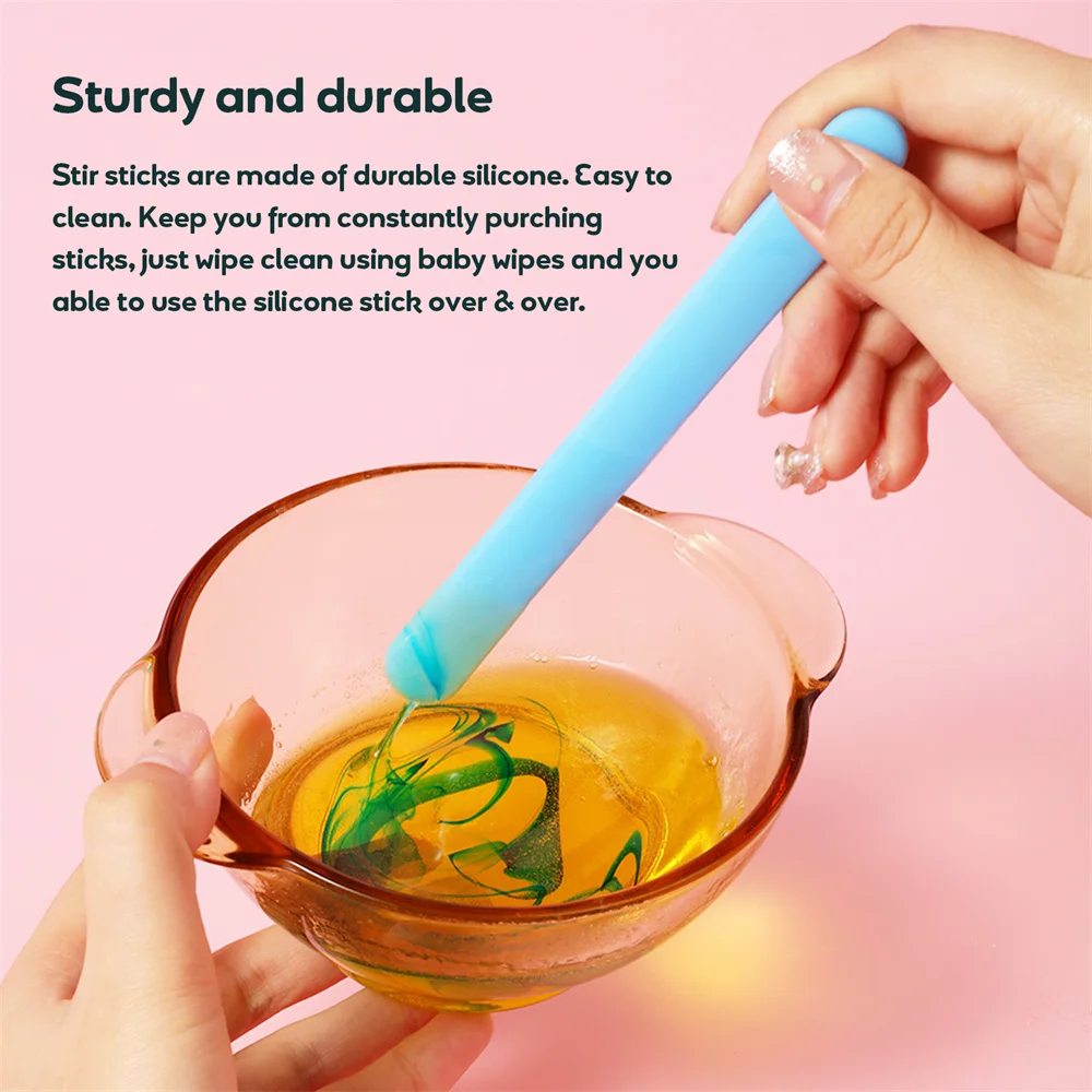 Silicone Stir Sticks DIY Candle Soap Jesmonite Concrete Mixing Sticks Handmade Making Tools Accessories