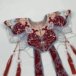 2024 chinese style pure handmade hanfu cloud shoulder embroidery ancient style accessories traditional chinese hanfu shawl w812