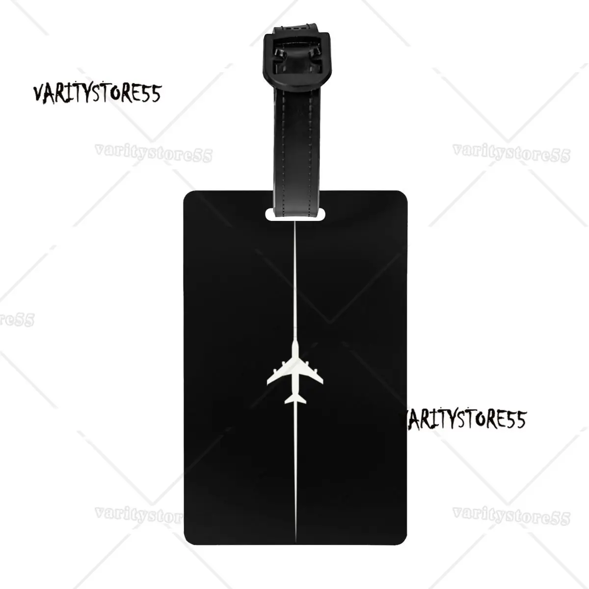 Aviation Plane Crossing Luggage Tag Custom Airplane Aviator Pilot Baggage Tags Privacy Cover Name ID Card