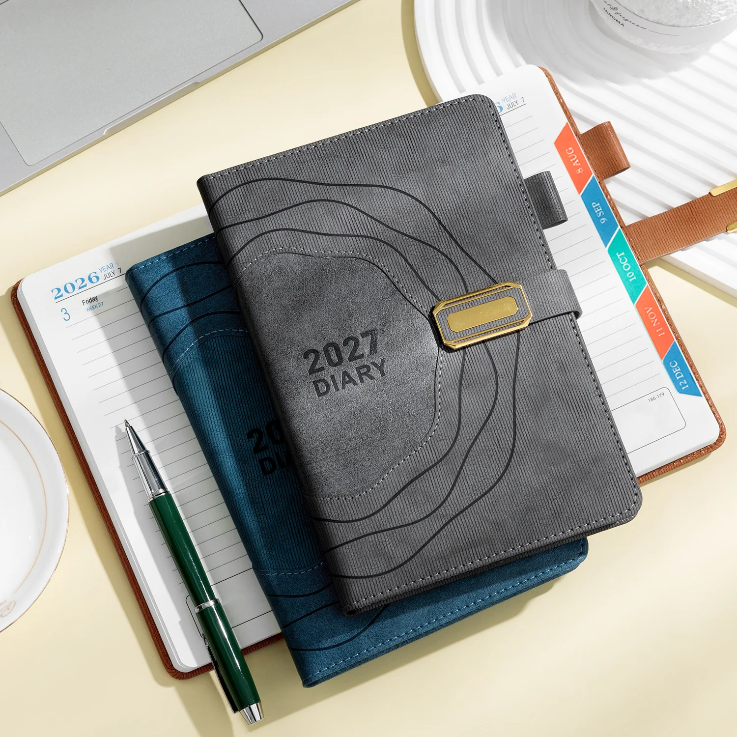 Planning Notebook,Notepad-Professional Layout,Daily Bold Pages and Reinforced Hard Cover - Elegant Design,Planning Notebook