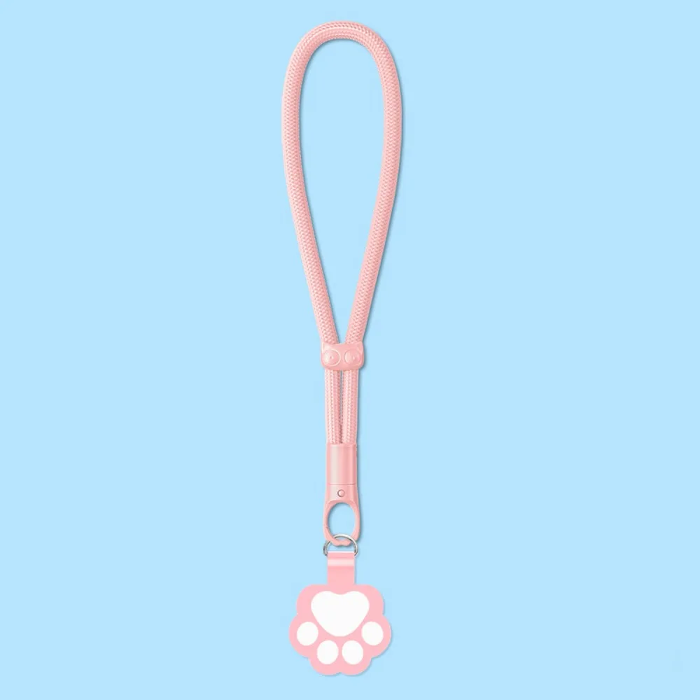 

Adjustable Cat Paw Phone Strap Hanging Rope Anti Lost Mobile Phone Lanyard Short Cartoon Phone Wrist Strap Lanyard Patch