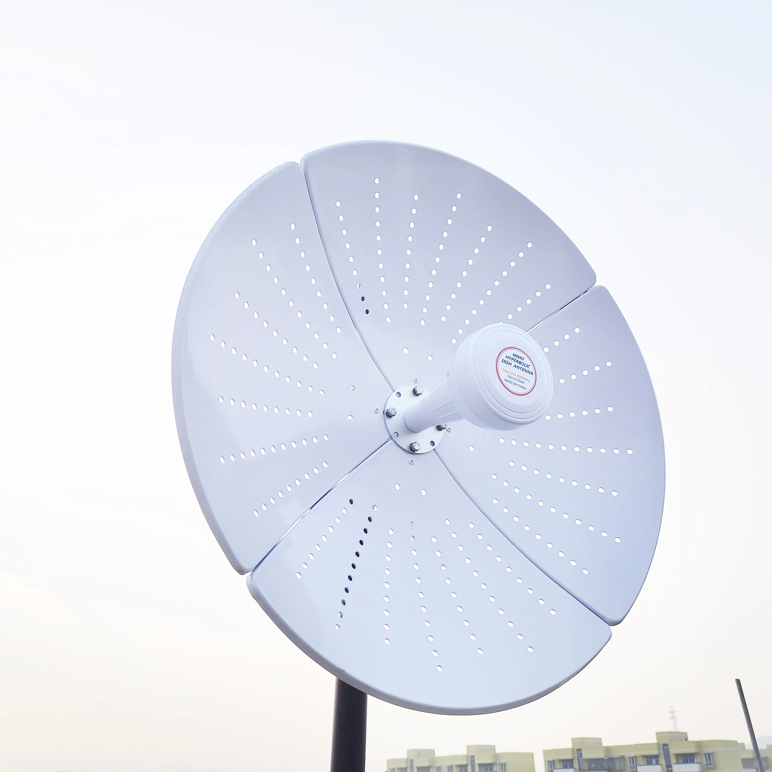 Most popular AN-Q26 4G 5G Antenna MIMO 1710-4200MHz 22dBi Outdoor Hyperbolic Wireless Communication Multiband Parabolic Antenna