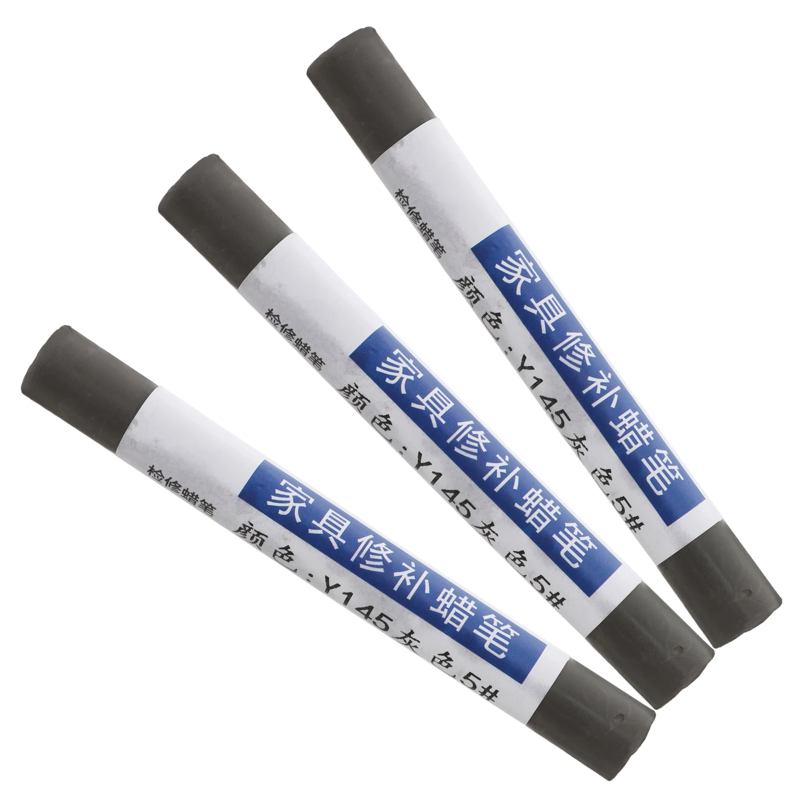 

3PCS Furniture Repair Paste Markers Black Almond Touch Up Fill Stick for Scratches Nail Holes Furniture Refinishing