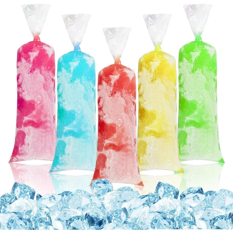 

500 пластиковых пакетов для конфет с льдом - 4X12 Bolsas Para Bolis De Hielo Mexicanos Freeze Icepop Popsicle Mold Bags Smoothie Mold