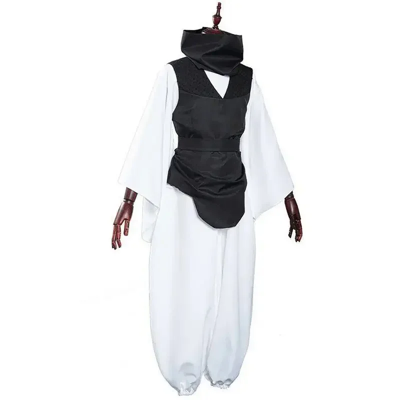 Disfraz de Cosplay de Jujutsu Kaisen Choso, Top, chaleco, pantalones, uniforme negro y marrón, peluca, shoesOutfit para mujeres y hombres, fiesta de Halloween