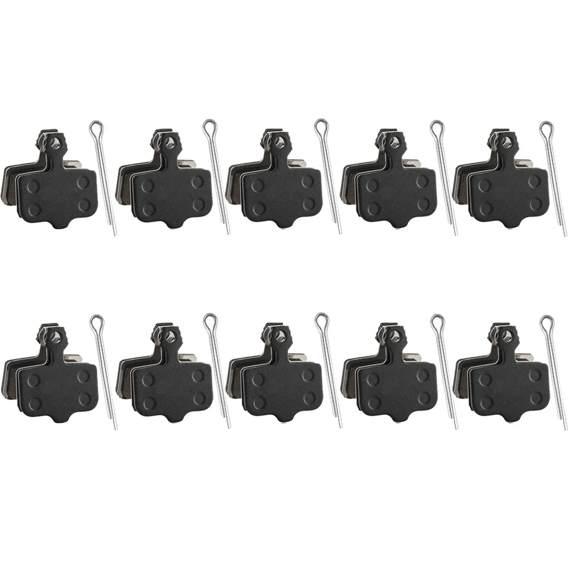 10Pair Semi-metal MTB Bicycle Disc Brake Pads Suitable For AVID ELIXL R/CR MAG / 1 / 3 / 5 / 7 / 9, SRAM XO, XX, DB1 / DB3 DB5 M