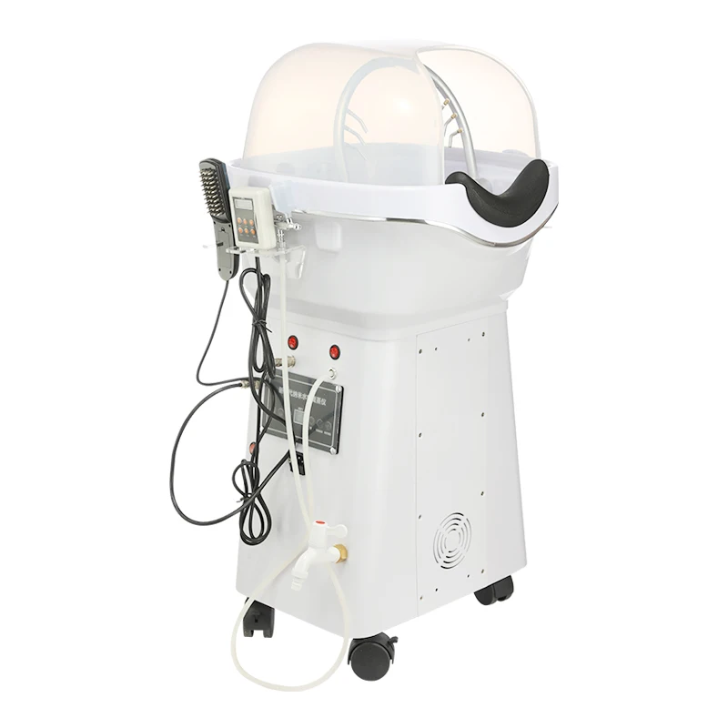 Hot selling head massage spa sauna machine shampoo circulation hair salon set