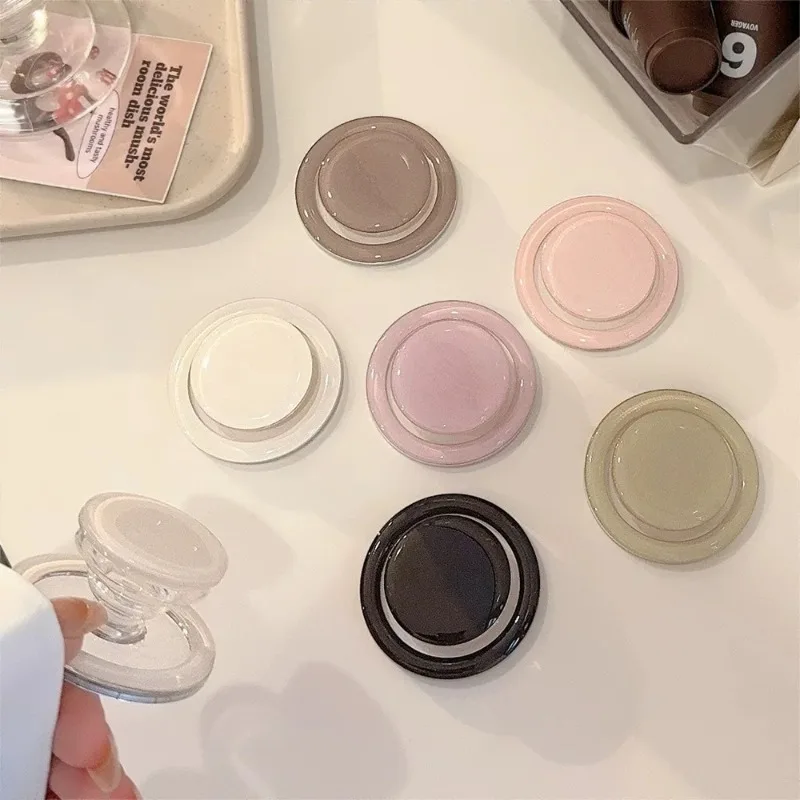 

Для Magsafe держатель для телефона для женщин корейская мода повседневный магнитный расширяющийся держатель для телефона простота однотонные подставки для телефона