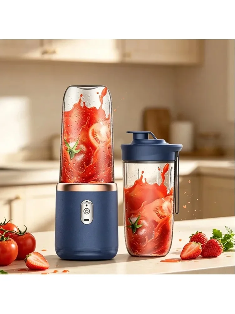 Przenośny blender USB z możliwością ładowania, mini sokowirówka, elektryczny mikser do owoców, osobisty blender do smoothie do użytku w domu, w podróży i na świeżym powietrzu, do przygotowywania — 2