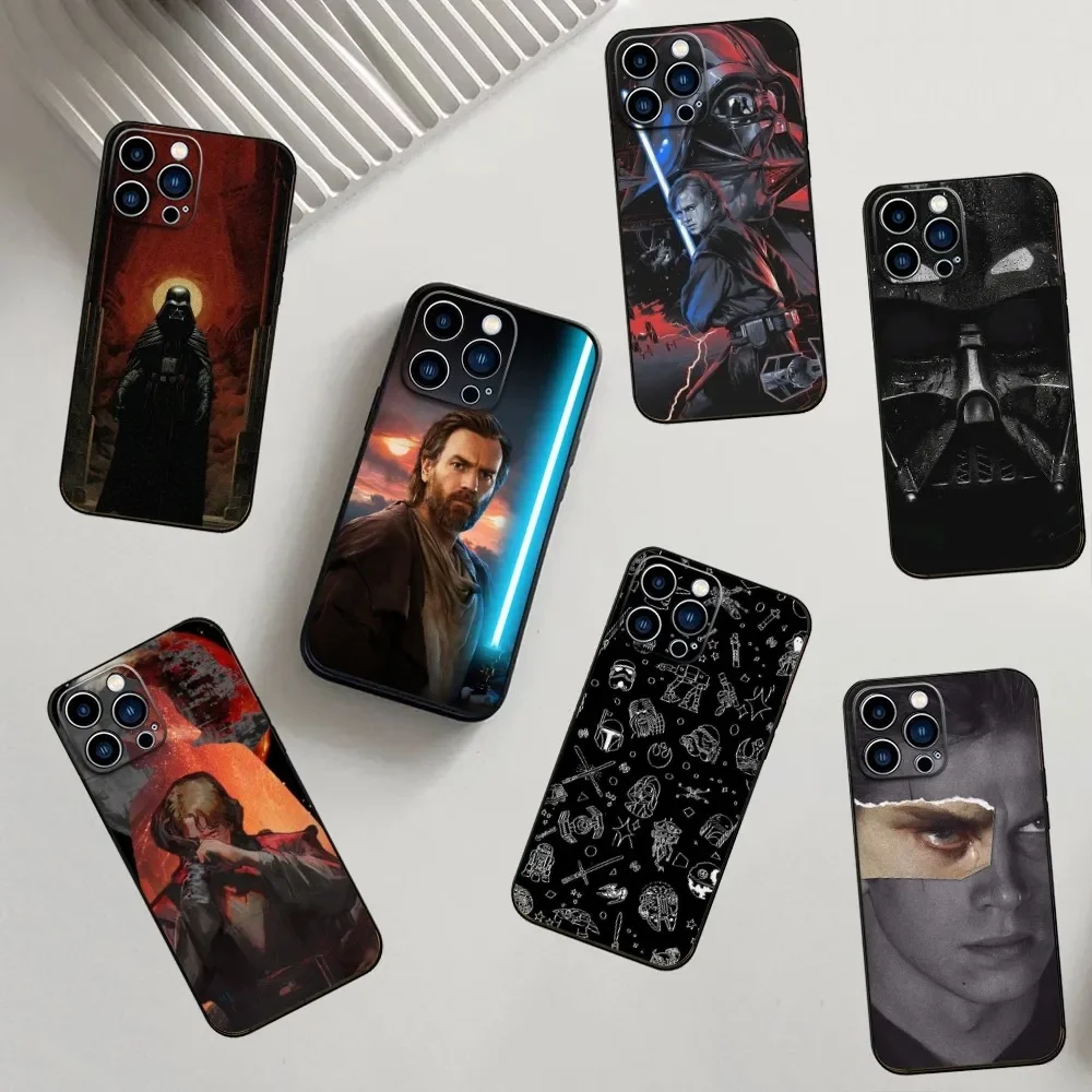 

O-Obi-Wan K-Kenobi Phone Case For iPhone 16,15,14,13,12,11,Pro,X,XS,Max,XR,Plus,Mini S-Star W-Wars Silicone Black Shockproof TPU