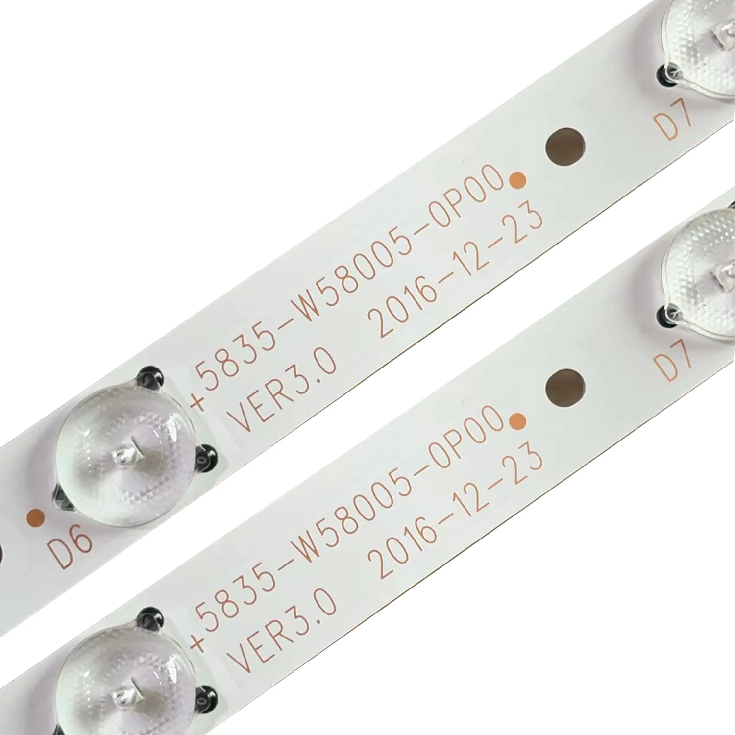 LEDバックライトストリップ,7ランプ,5835-w58005-0p00,58g6a,58g6a