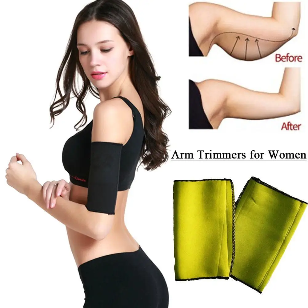 CXZD 2021 New 1Pair Arm Trimmer Neoprene Women's Arm Control Shapers Sleeve Belt Arm Shaper Slimmer for Women Plus Size