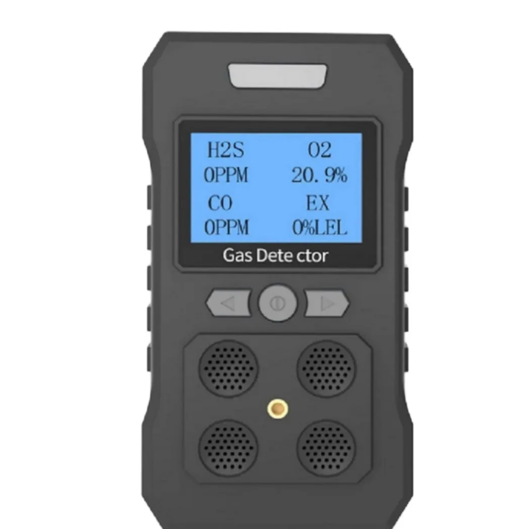 Portable diffusion type，O2、H2S、CO、LEL，sulfide Hydrogen chloride，for Laboratory Gas Detection