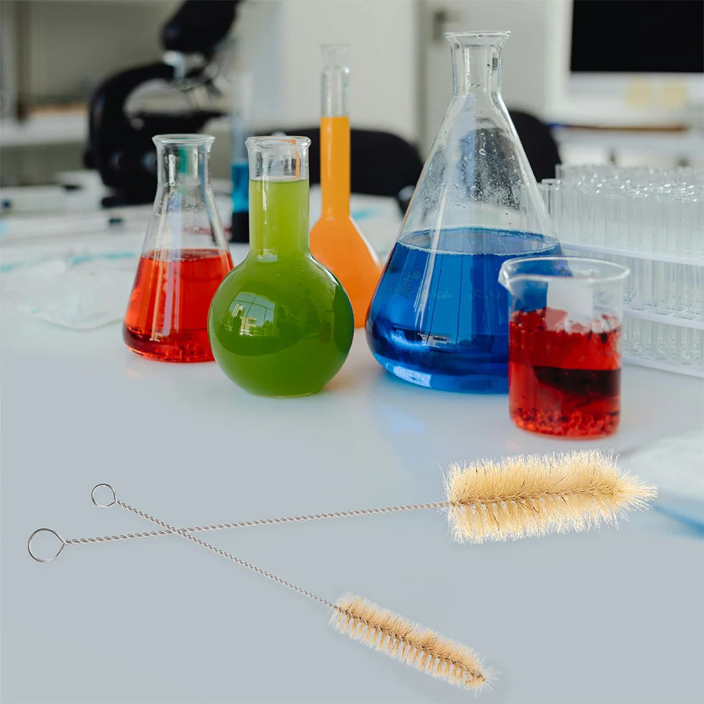 

6Pcs Versatile Bristle Brush Set for Laboratory Equipment Flasks Test Tubes Cleaning Laboratory Cleaning Brush
