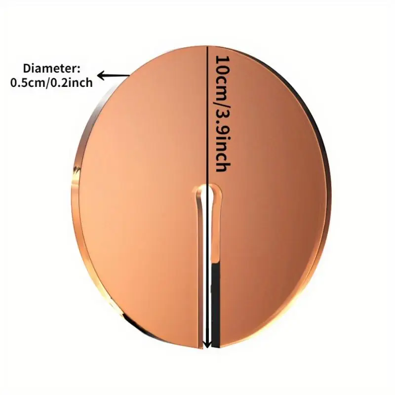 4PCS Simple Thickened Acrylic Coaster Coffee Tea Cup Anti Heat Insulation Mat Light Luxury Round High Temperature Tea Ceremony