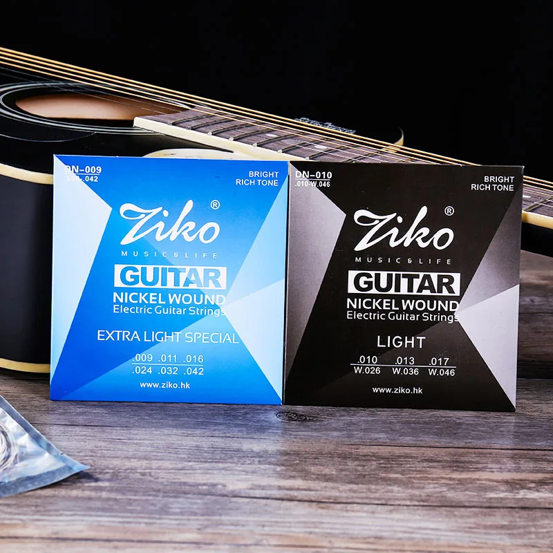 Electric Guitar Strings Dn Series 6 Pieces Set Nickel Steel Material Gauge 009 010 For Electric Guitar Replacement Accessory