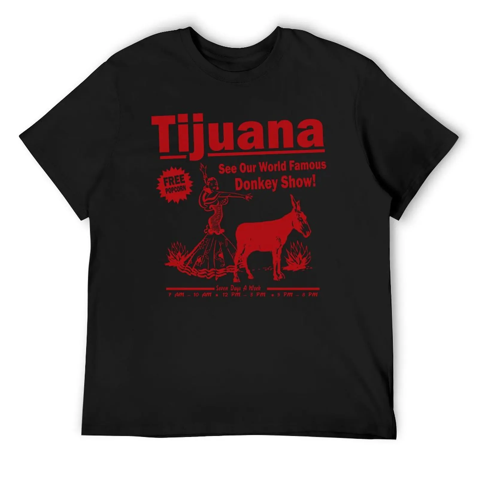 Funny Shirt - Tijuana Donkey Show T-Shirt anime vintage t shirts t shirts for men graphic